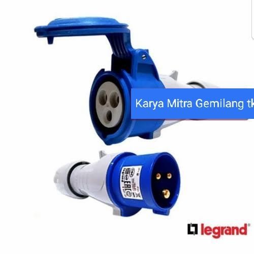 LEGRAND MOBILE SOCKET PLUG MOUNTING 3 PIN 16A SET MALE + FEMALE IP44