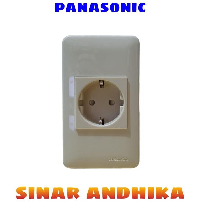 STOP KONTAK PANASONIC CP + FRAME FULL COLOR WZJ 1781+WZJ 1121