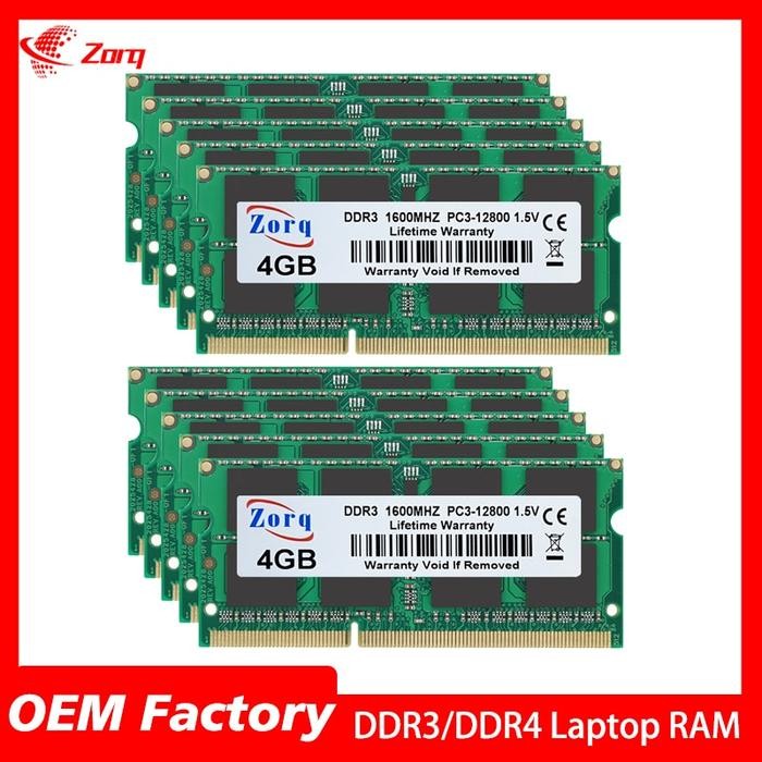 50Pcs Wholesale DDR3L DDR3 2G 4GB 8GB 1333 PC3 1600Mhz Noteb