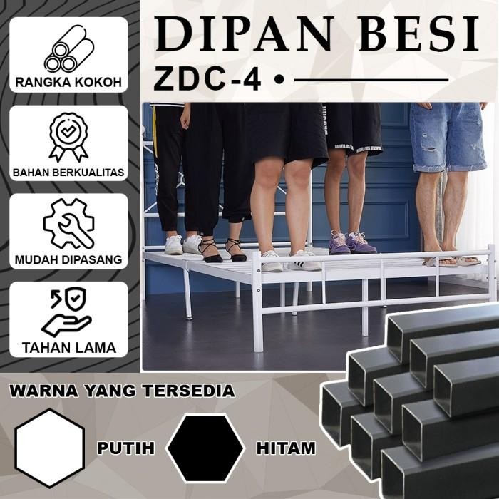 Tempat Tidur Bingkai Besi Dipan Besi Tempat Tidur Besi Uk 180