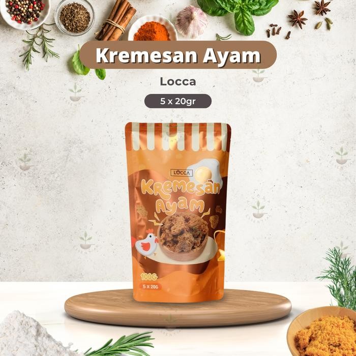 

Locca Kremesan Ayam 100 gram - Snack Anak - Mpasi Anak - Abon MPASI Anak