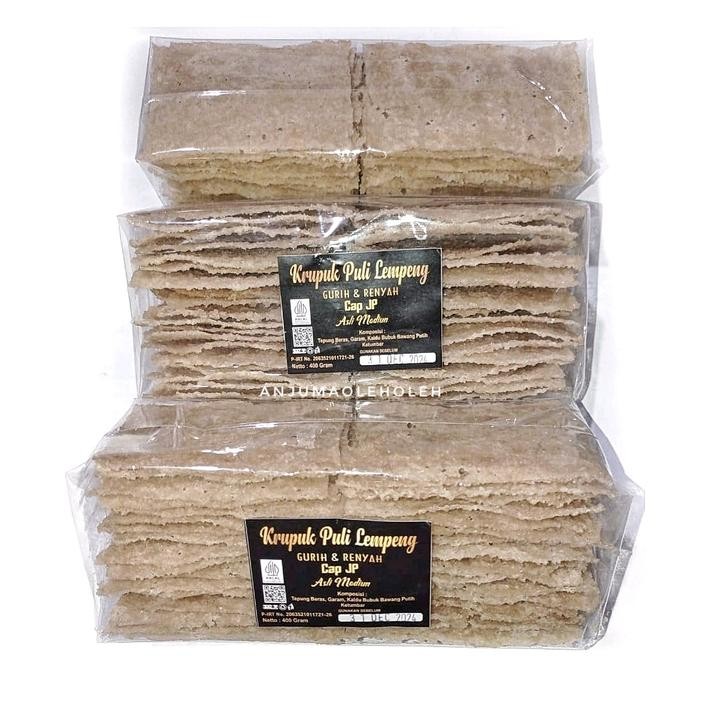 

KERUPUK PULI MENTAH JP KHAS MADIUN 400G Krupuk Cemilan