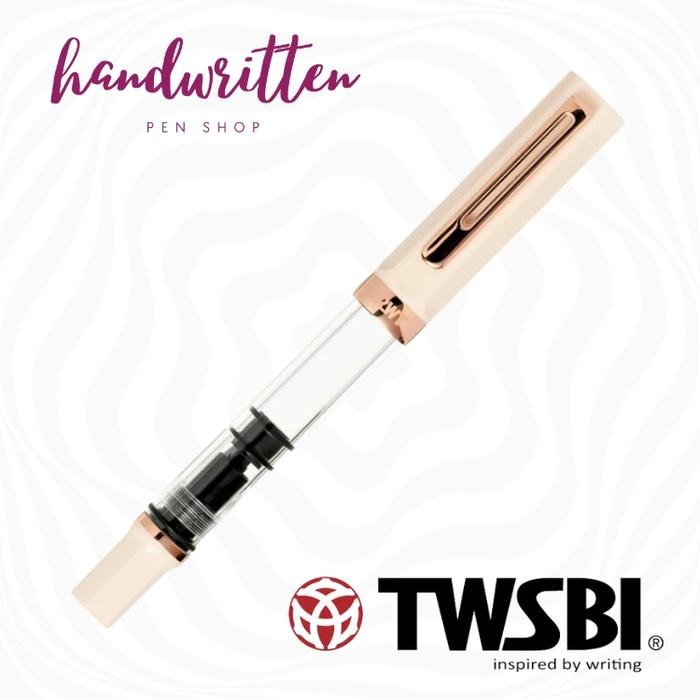 

TWSBI Eco Deluxe Creme On Rosegold Fountain Pen