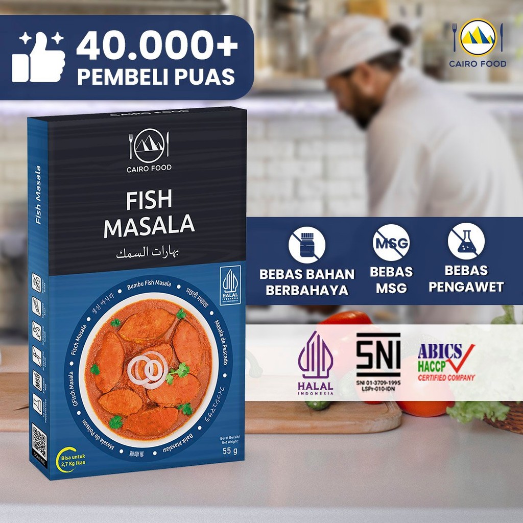 

Cairo Food - Bumbu Fish Masala Asli Rempah