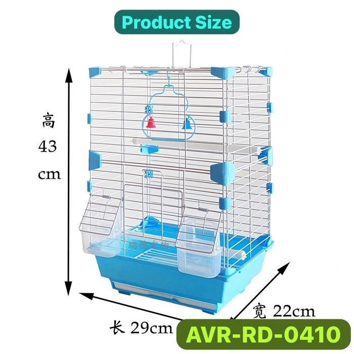 Kandang Burung Parrot Falk Lovebird Jinak Kandang Burung Jinak AVR-RD-0410