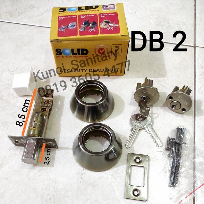 BEST KUNCI TAMBAHAN SOLID DB 0 / DB 1 SOLID / DB 2 SOLID / DEADBOLT SOLID TERMURAH