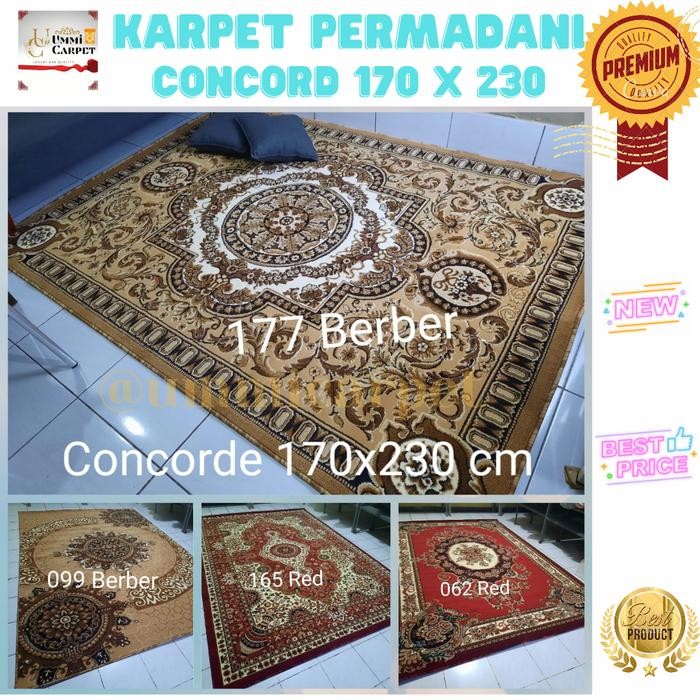 Karpet Permadani Concord 170X230 Tebal Karpet Lantai Karpet Mewah