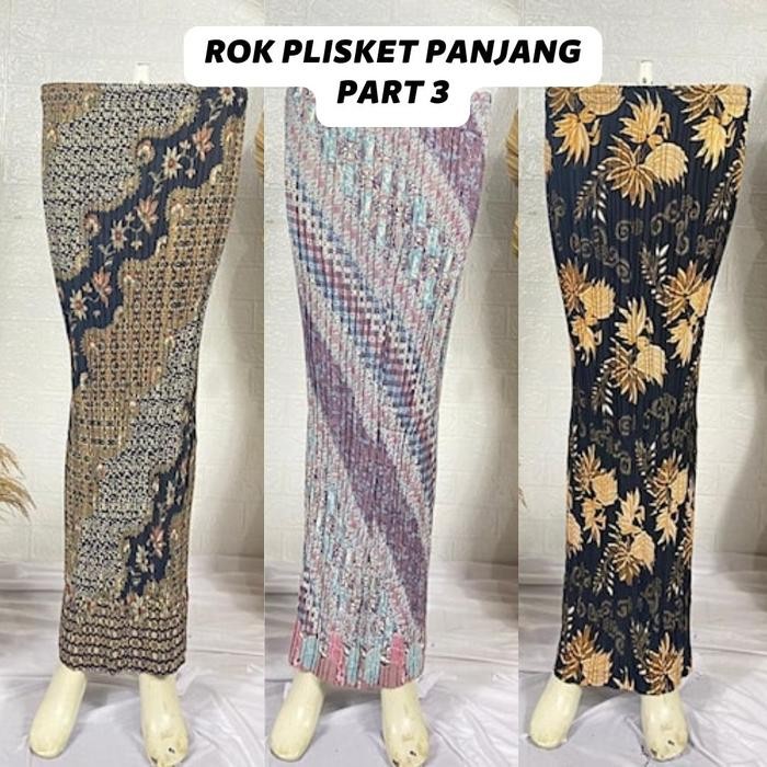 D49 rok batik plisket sarung model rok panjang modern p3