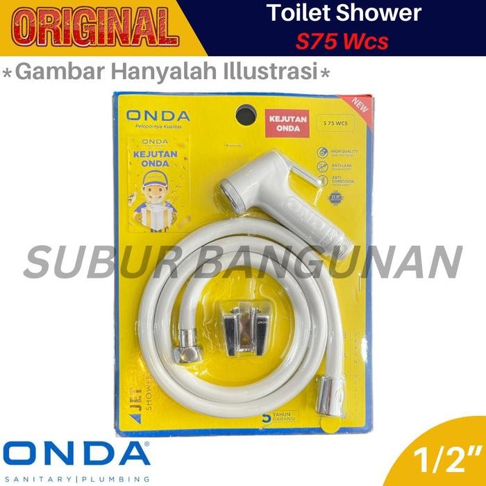 Jet Shower ONDA / Semprotan Selang Air Kloset Duduk / Shower Toilet