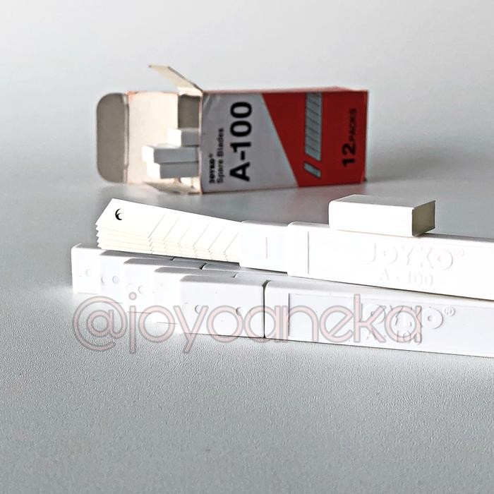 

AT Cutter Blade Joyko A-100 kecil 1 Pack isi 12 Tube