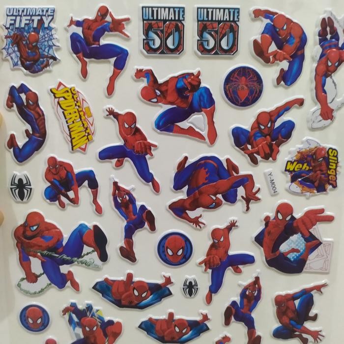 

AT Stiker timbul SPIDERMAN #f