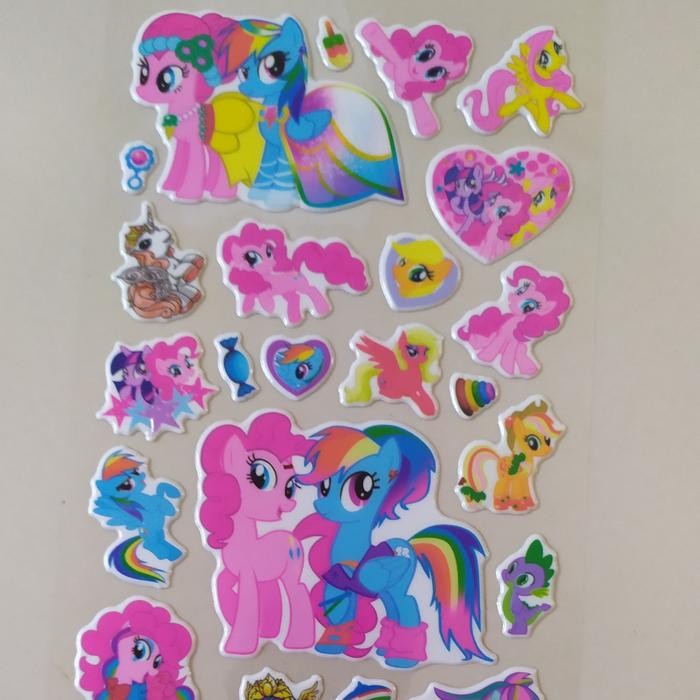 

AT Sticker timbul My Little Pony / Kuda Pony