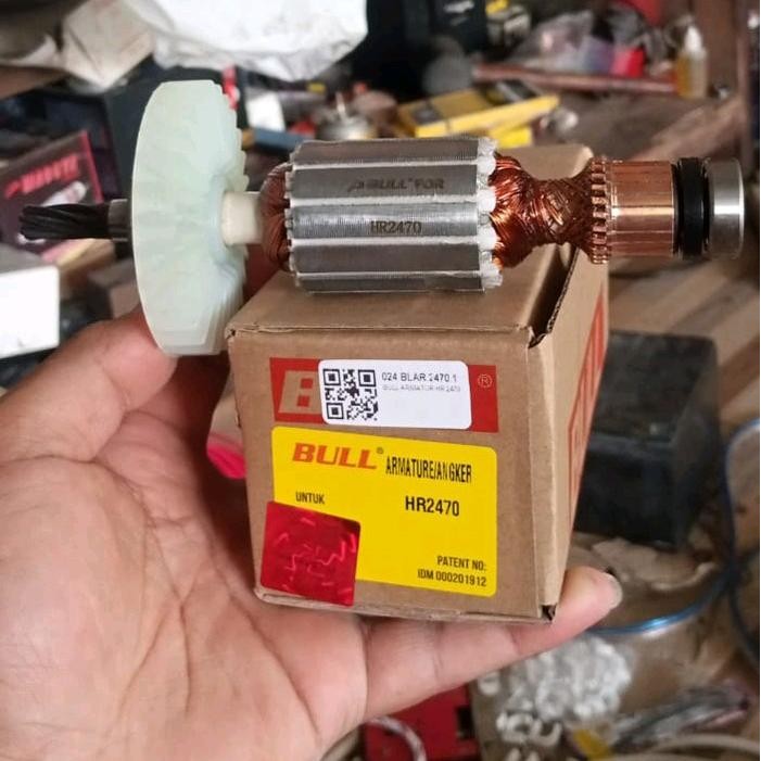 Angker armature Bull HR2470 for mesin bor drill rotary hammer makita