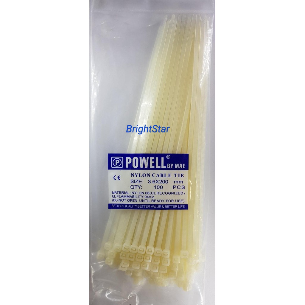 

AT Cable Tie / Kabel Tis / Pengikat Kabel 3.6x200mm Putih