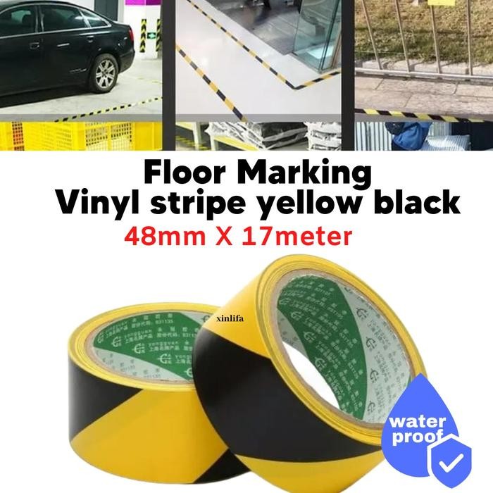 

AT LAKBAN PVC MARKING FLOOR / POLICE LINE 2" MURAHH DAN REKAT.. PROMOO