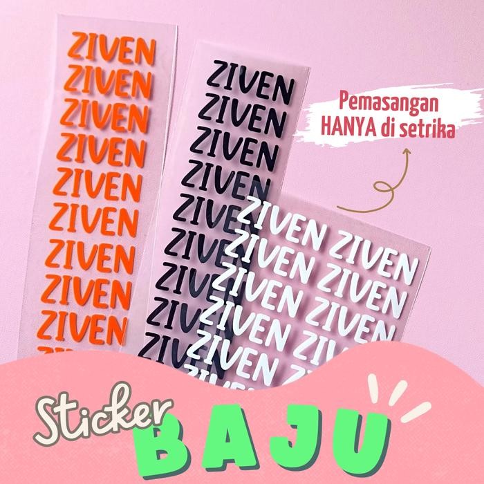 

AT Sticker Polyflex / Sticker Baju / Sticker iron on