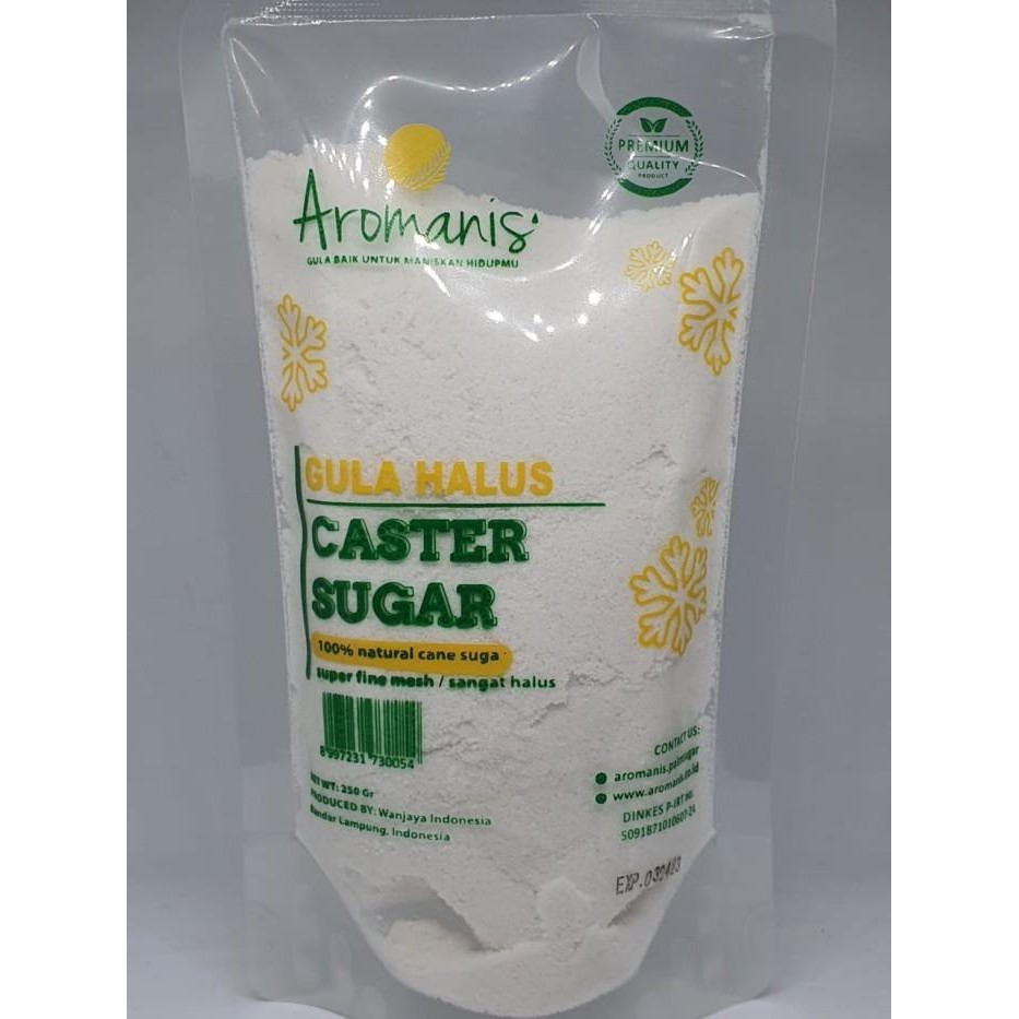 

(Expert) AROMANIS - ORGANIK / GULA HALUS / CASTER SUGAR / GULA KASTOR / GULA CA