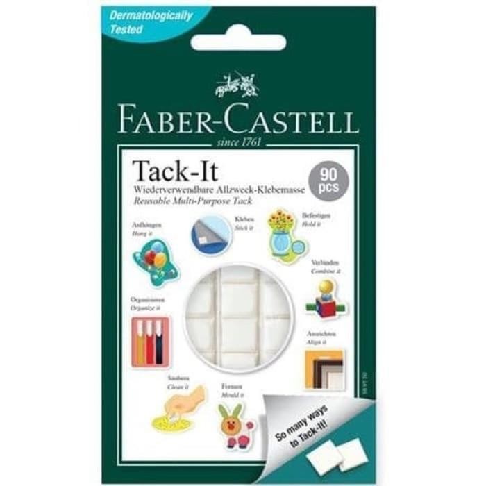 

AT Tack It 50gr FABER CASTELL Lem Serbaguna / Glue 90pcs White