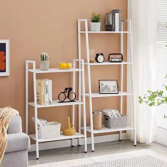 Rak Besi Serbaguna 3 Susun 4 Susun / Putih Storage Rack /Rak Bunga Rak Display Rak Bunga Besi/Living