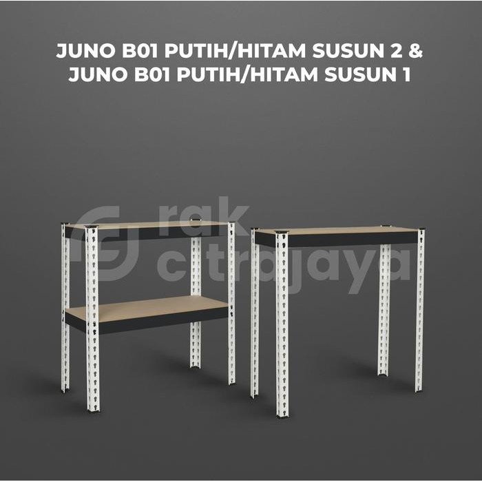 Boltless Rak Besi Gudang Siku Lubang Serbaguna Tidak Perlu Baut Heavy Duty Tiang Putih - Shelving