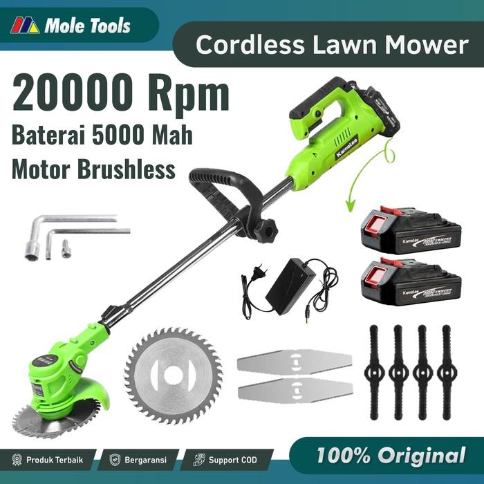 Mesin potong rumput 24V Mesin Pemotong Rumput Mesin Rumput Baterai - Potong Rumput Tanpa Kabel