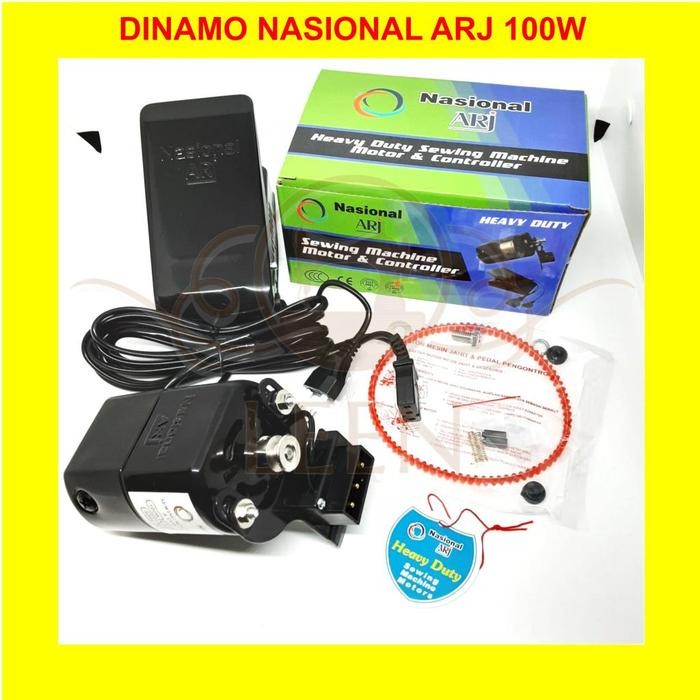 

AT Dinamo Mesin Jahit NASIONAL ARJ 100 Watt 100W Motor Klasik/Obras LEEN