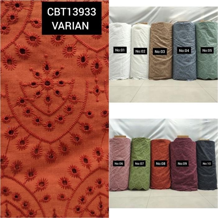 

AT Kain Katun Bordir CBT13933 Varian