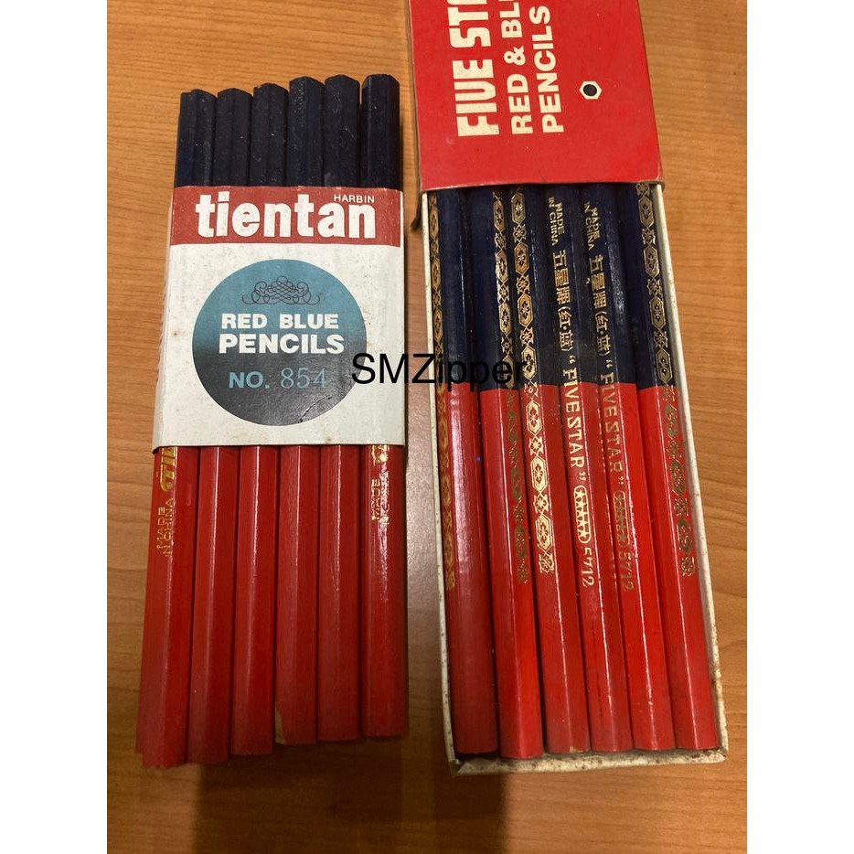 

AT Pensil Jahit Merah Biru Tientan Beli Per Lusin