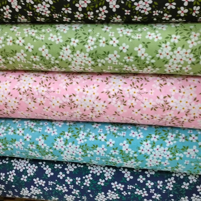 

AT Kain katun motif bunga 0.5 meteran