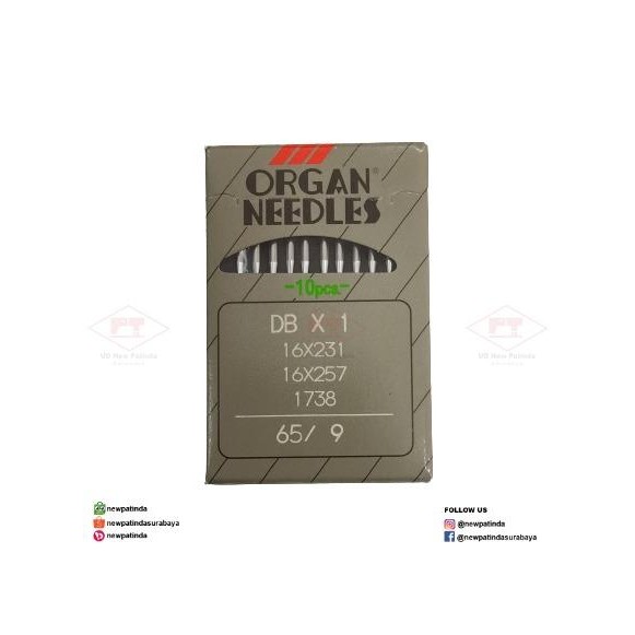 

AT jarum DB x 1 nomor 9 11 16 18 utk mesin jahit industri high speed