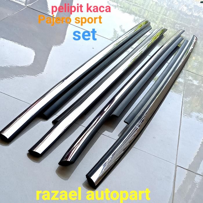 pelipit kaca Pajero sport weather strip Mitsubishi Pajero asli satu pc