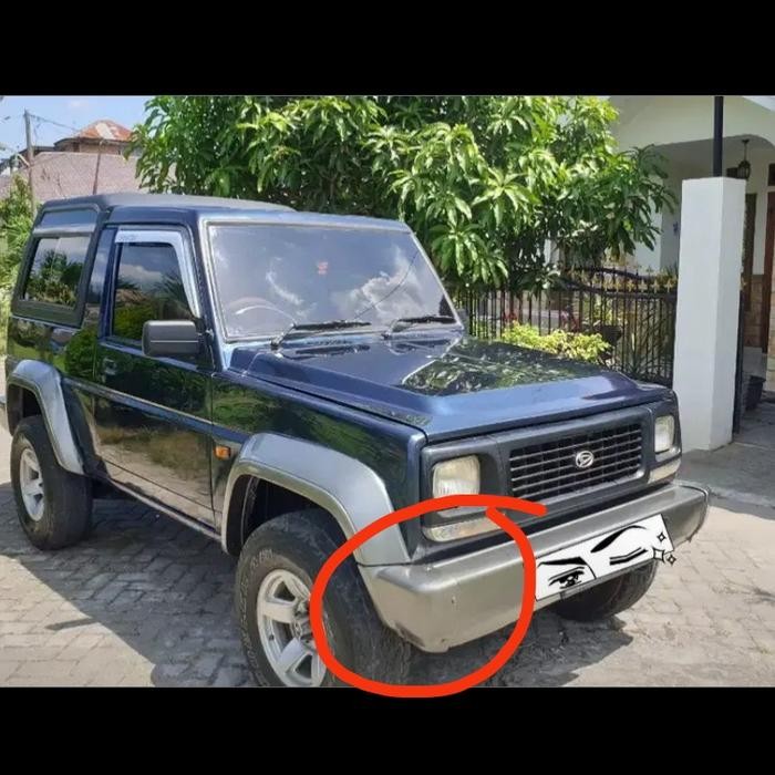 Kuping bemper depan 1set Taft Rocky Independent, Feroza G2, Tanduk bumper