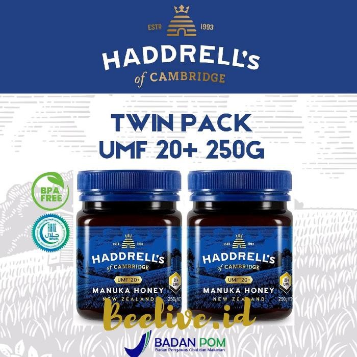 

Madu Haddrells Manuka Honey Umf 20+ Mgo 850+ 500Gr
