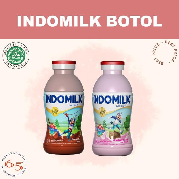 

(Expert) indomilk botol 190 ml. Susu uht. DUS