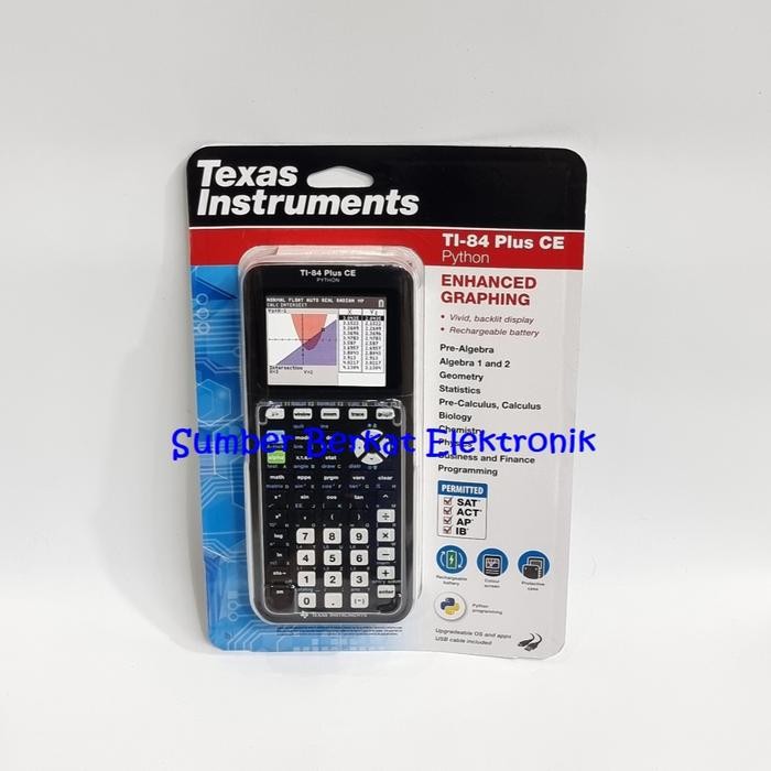 

Calculator Kuliah/Sekolah Texas Instruments TI-84 Plus CE Graphing