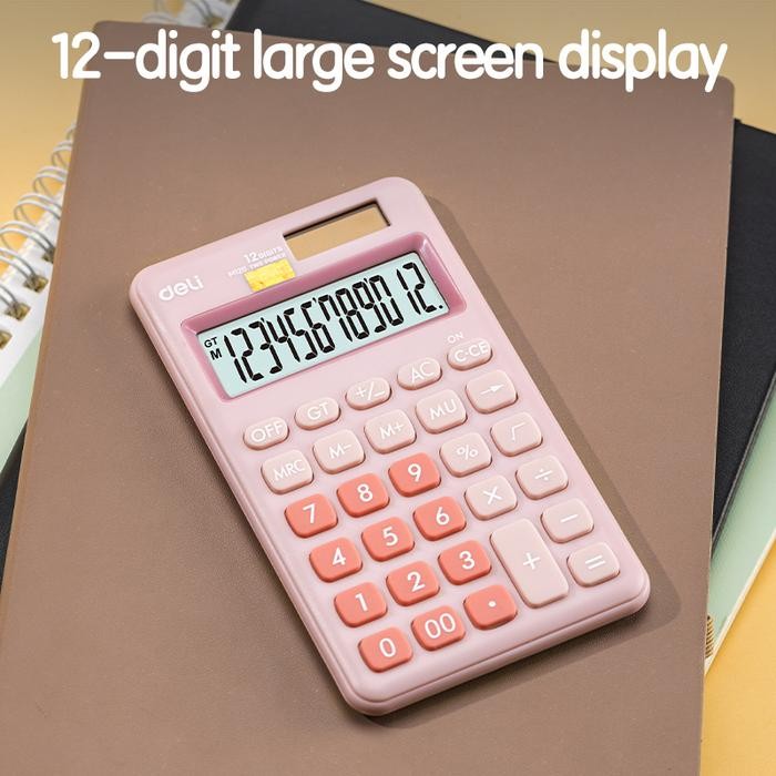 

Deli Kalkulator / Desk Calculator 12 Digit EM120 Alat