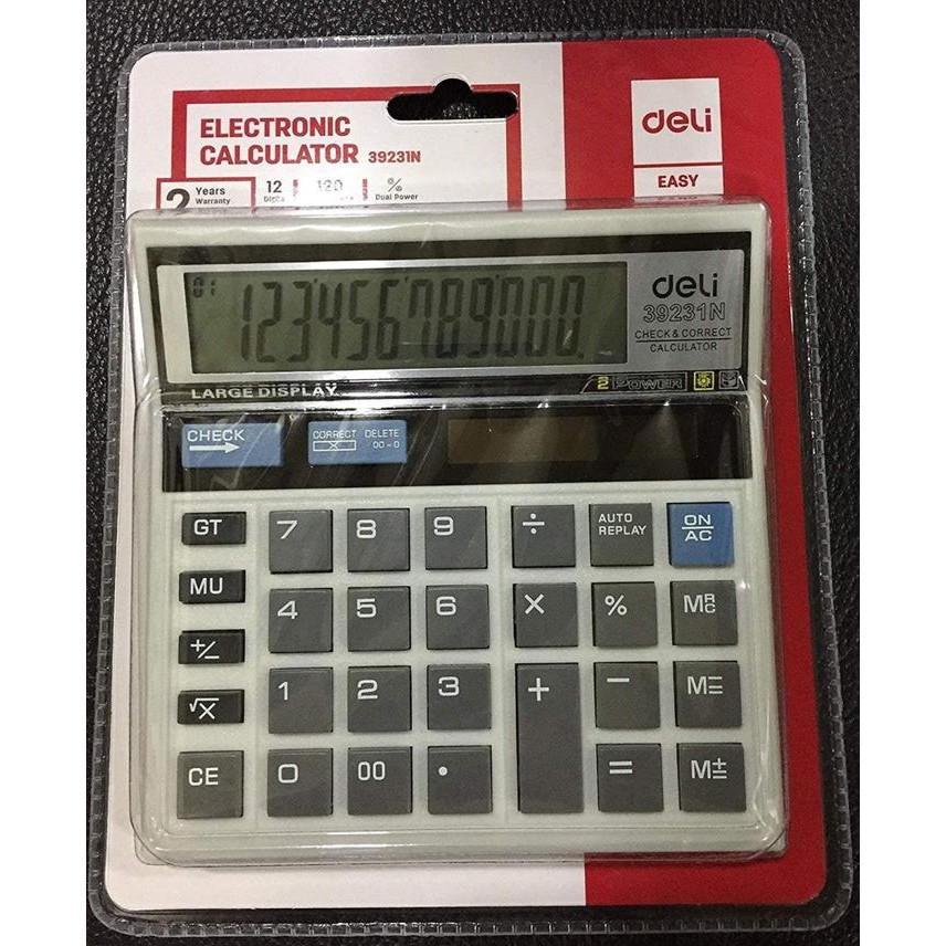 

KALKULATOR DELI 3923-N alat hitung dagang
