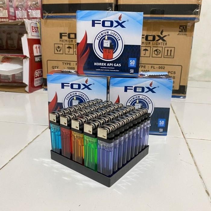 (Expert) (Isi 50Pcs) Korek Fox /Korek Api Las Vegas/Korek Api/Korek/Korek Api Sni