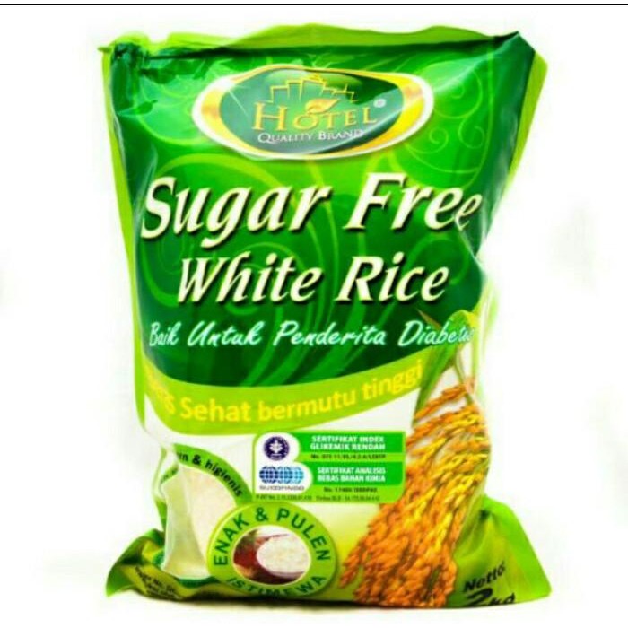 

(Expert) Beras Sugar free HOTEL 2kg (sugar free white rice)
