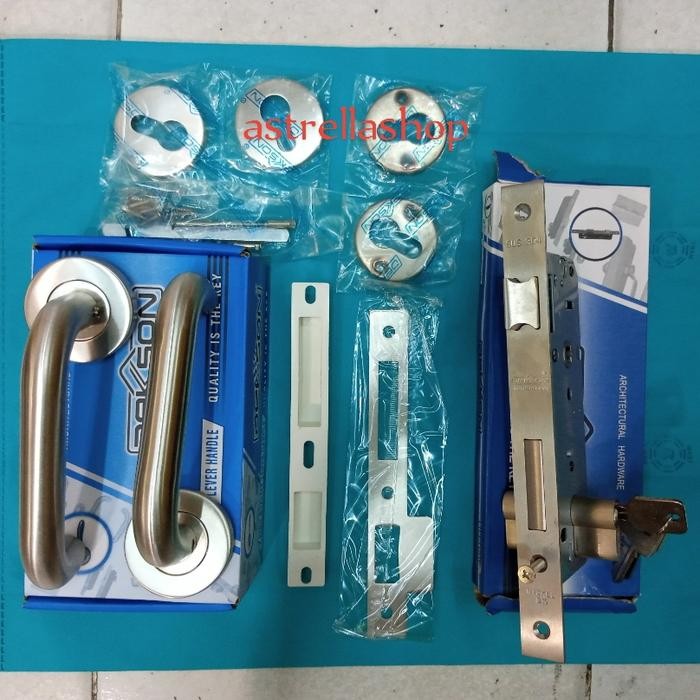 Paket komplit handel dekson LHTR-DKS-016-19mm-ss + Kunci Dekson