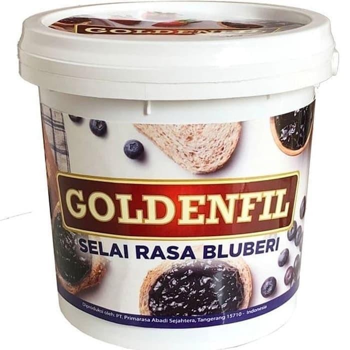 

(Expert) Goldenfil Strawberry Jam 1kg dan Blueberry Jam 1 kg - Selai - Filling
