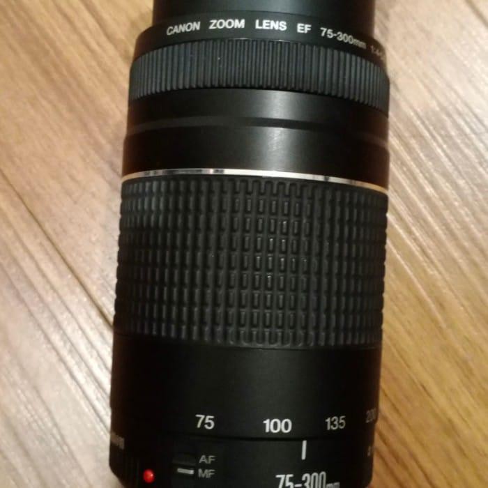 lensa tele 75-300mm iii bekas