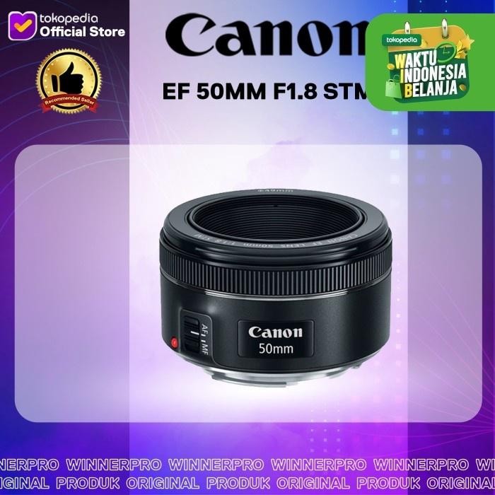 Lensa Canon Ef 50mm F1.8 IS STM - Canon 50mm STM