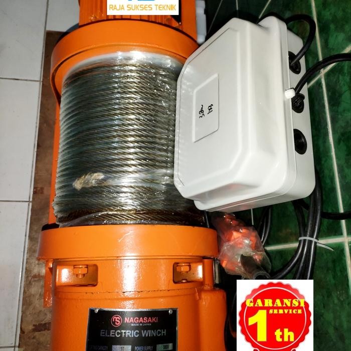 Stok Terbatas Electric Winch 2 Ton 100 Meter Nagasaki Japan