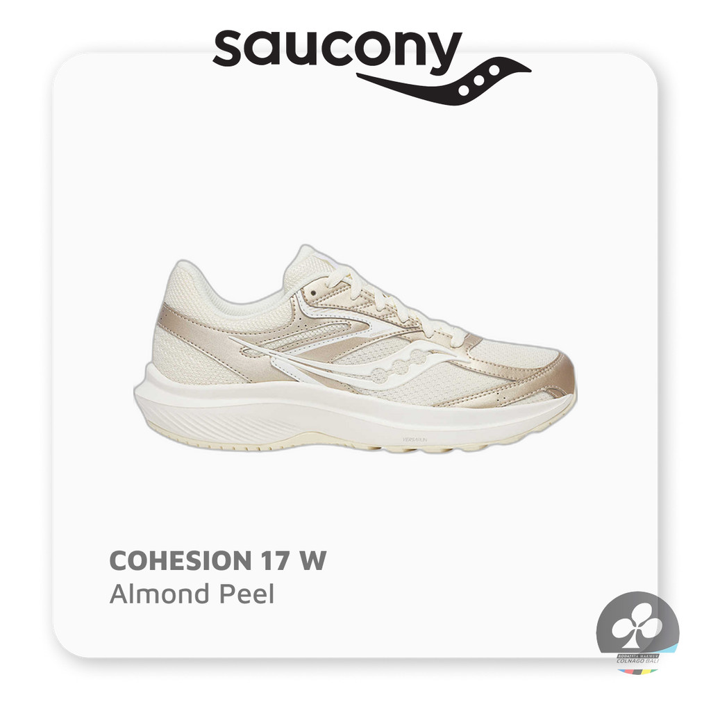 Sepatu Wanita SAUCONY Cohesion 17 W ALMOND/PEEL - Sepatu Lari Wanita Outdoor Premium Original
