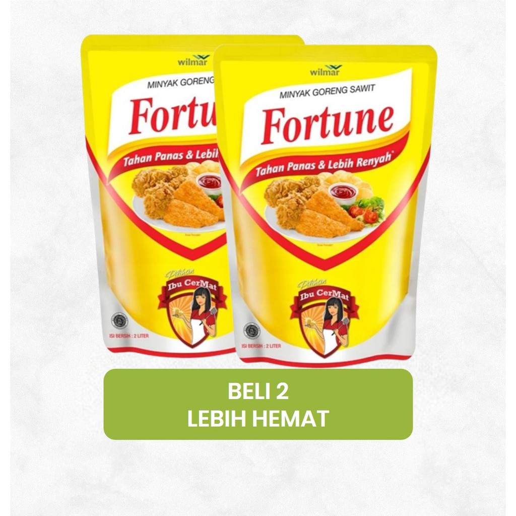 

Bundle - 2 x Fortune Minyak Goreng Pouch 2 liter