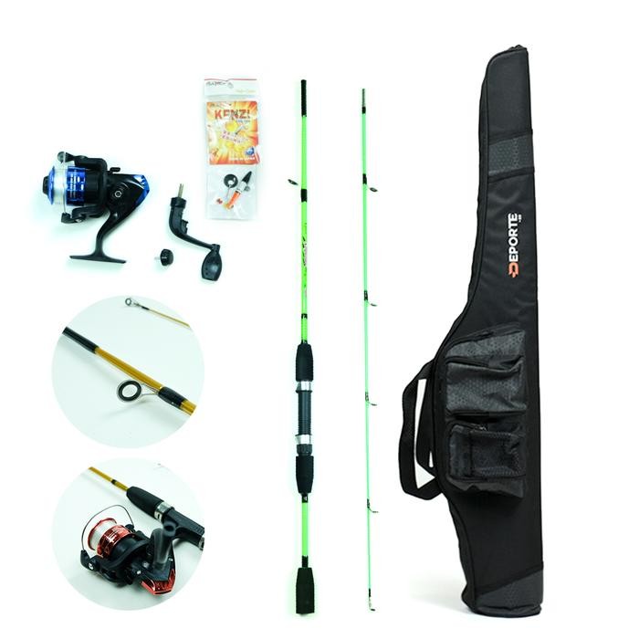 Set Alat Pancing Joran Japan Style Fiber Lengkap dengan Tas Siap Pakai