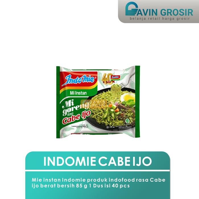 

New Indomie Mie Instan Goreng Rasa Cabe Ijo