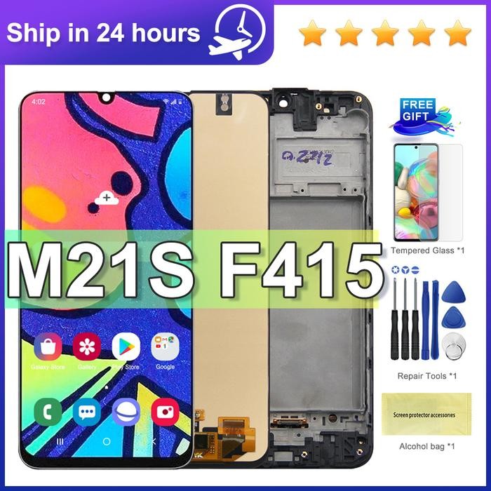 6.4 For AMOLED For Samsung M21s LCD Display Touch Screen Digiti