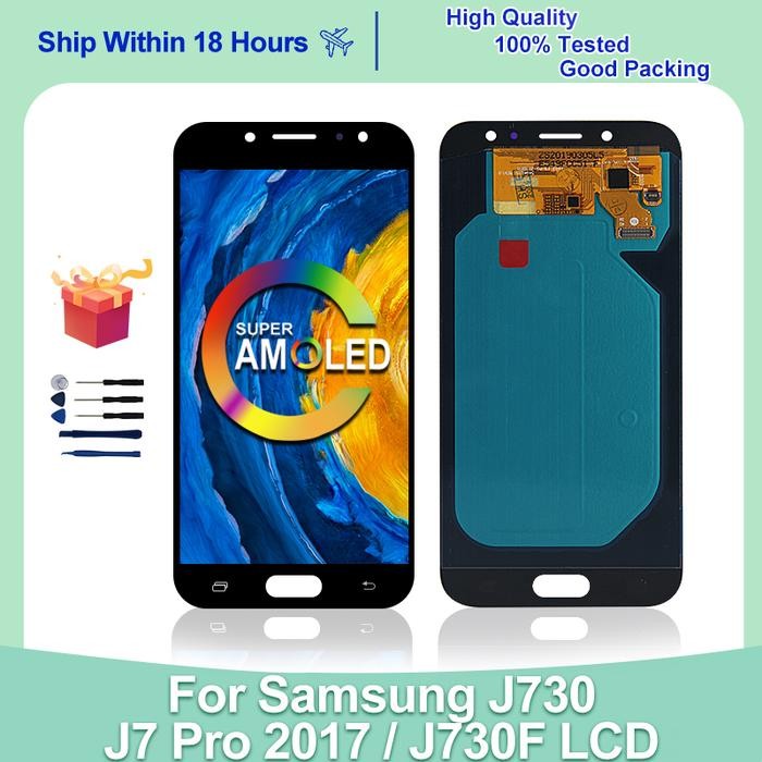 AMOLED For Samsung Galaxy J730 LCD J730F J7 Pro 2017 LCD Display